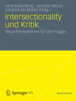 cover image of Intersectionality und Kritik